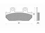 Τακάκια Daytona 36616 (FA121)(FD106)